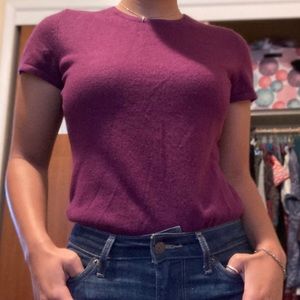 Purple Cashmere sweater